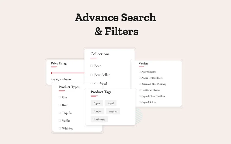Corkle Shopify Theme Search Filters