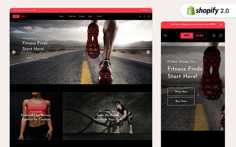 FitFle - Gym & Fitness Equipments Shopify Theme