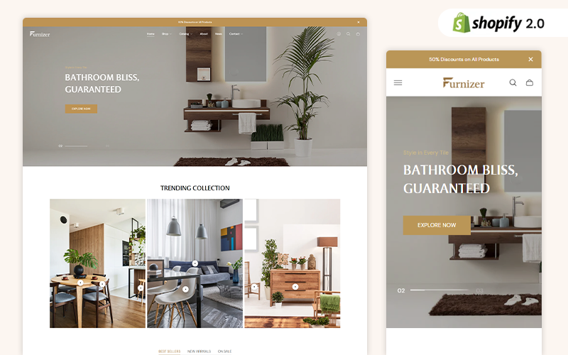 Furnizer - Home Decor and Furniture Shopify Themes