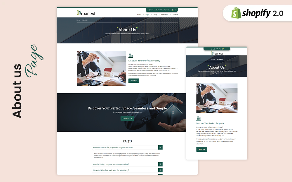 Urbanest – Modern Construction & Real-Estate Business Shopify Theme